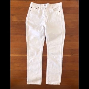 Re/done white pants size 26 great condition!